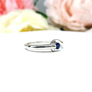 September Birthstone Lab Blue Sapphire Stacking Ring SIZE 6 FINAL SALE