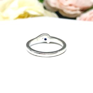 September Birthstone Lab Blue Sapphire Stacking Ring SIZE 6 FINAL SALE