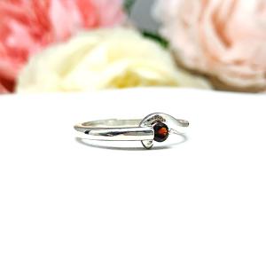 January Birthstone Garnet Stacking Ring SIZE 6 FINAL SALE