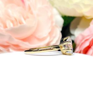 Oval CZ 6 Prong Engagement Ring 7x5mm 3/4 Carat 8x6mm 1.25 Carats