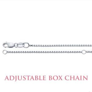 8mm or 10mm Cushion Cubic Zirconia Pendant With Optional Chain FINAL SALE