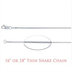 Round Cubic Zirconia Pendant - Sterling silver necklace - Near colorless CZ in seven size options
