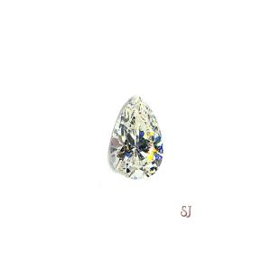 Pear Cubic Zirconia Loose – 12x8mm (3 carats), Near Colorless, Diamond Simulant