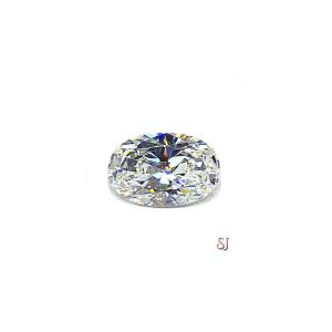 Elongated Oval Cubic Zirconia Loose – 12x8mm (3.5 carats), Near Colorless, Diamond Simulant