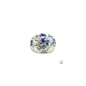 Oval Cubic Zirconia Loose – 10x8mm (2.5 carats), Near Colorless, Diamond Simulant