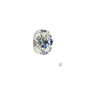 Oval Cubic Zirconia Loose – 10x8mm (2.5 carats), Near Colorless, Diamond Simulant