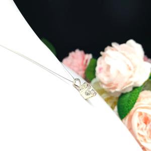 Round CZ 6-Prong Pendant - Sterling silver neckace - Near colorless cubic zirconia in five size options