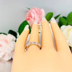 Round 3mm CZ Five Stone Ring