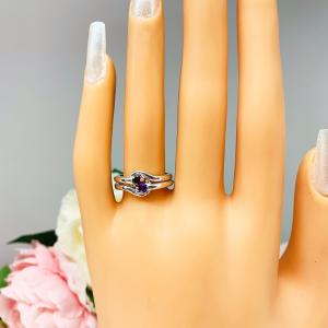 January Birthstone Garnet Stacking Ring SIZE 6 FINAL SALE