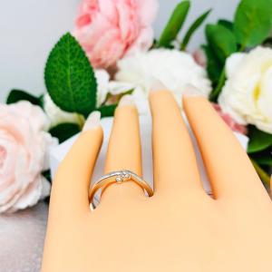April Birthstone Alternative Moissanite Stacking Ring SIZE 8 FINAL SALE