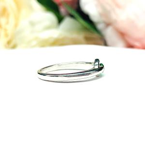 May Birthstone Lab Emerald Stacking Ring SIZE 6 FINAL SALE