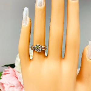 August Birthstone Peridot Stacking Ring SIZE 5 FINAL SALE