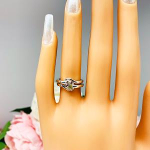 March Birthstone Aquamarine Stacking Ring SIZE 5 FINAL SALE