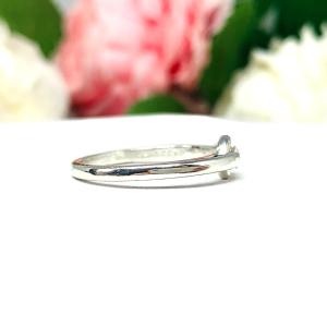 April Birthstone Alternative Moissanite Stacking Ring SIZE 8 FINAL SALE