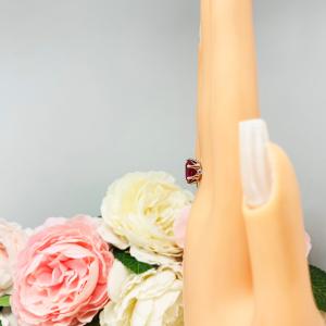 Lab Created Ruby Oval Six Prong Ring Sterling Silver