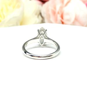 Marquise Near Colorless 12x6mm Cubic Zirconia Engagement Ring SIZE 6.5 FINAL SALE