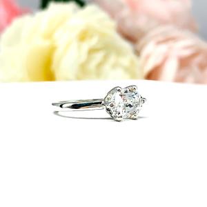 Lab White Sapphire Oval East West Horizontal Set Ring