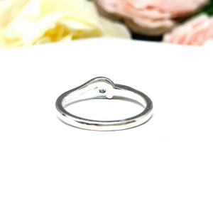 December Birthstone Swiss Blue Topaz Stacking Ring