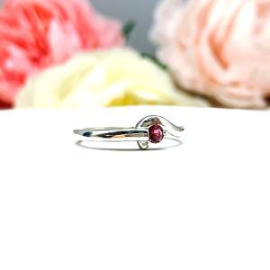 October Birthstone Pink Tourmaline Stacking Ring SIZE 6 FINAL SALE