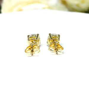 Round Moissanite 14k Gold Stud Earrings Authentic Claw Prong FREE 3RD DAY UPS