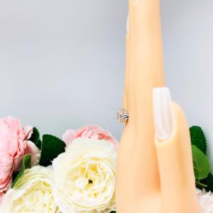 Lab White Sapphire 8mm Cushion Ring
