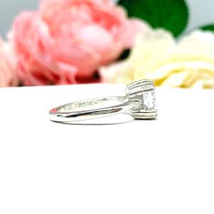 Princess Cubic Zirconia Engagement Ring