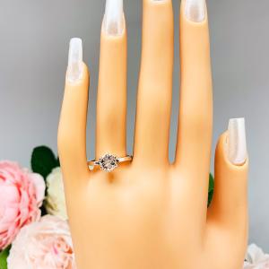 Pink Morganite Sterling Silver Ring Pastel 7mm Round Size 8 FINAL SALE