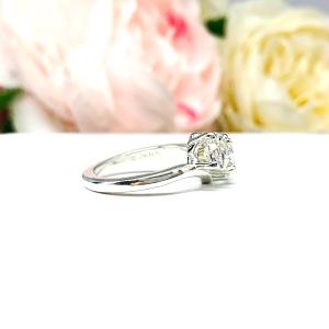Round CZ 2 Stone Engagement Ring 6mm Toi Et Moi You and Me Near Colorless or White CZs