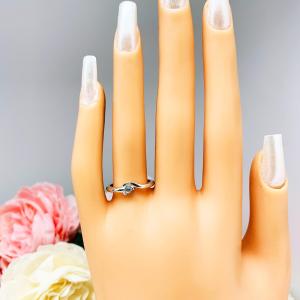 Round-Cut Birthstone Solitaire Stacking Ring • 3mm, Sterling Silver, Wrap Bypass Shank