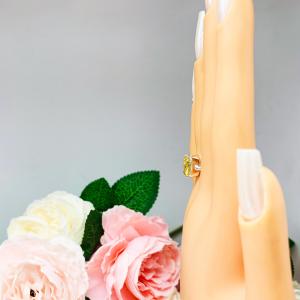 Elongated Cushion Canary Yellow CZ Engagement Ring – 10x8mm, Sterling Silver