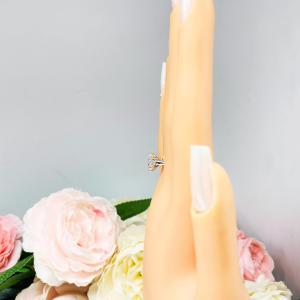 Oval Cubic Zirconia Engagement Ring – 7x5mm-9x7mm, Sterling Silver