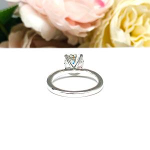 Round Cubic Zirconia Engagement Ring – 5mm-9mm, Sterling Silver