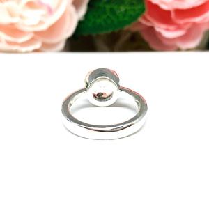 White Topaz Round Engagement Ring – 6mm - 10mm, Sterling Silver, Bezel