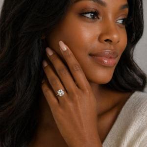 Emerald-Cut White Topaz Solitaire Ring • 8x6mm–10x8mm, Sterling Silver, Bezel