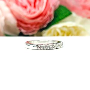 Round‑Cut Lab White Sapphire Wedding Band • 10‑Stone, 2.5mm, Sterling Silver