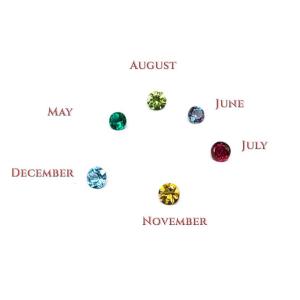 Four Stone Mother's Ring • 4mm Round, Sterling Silver