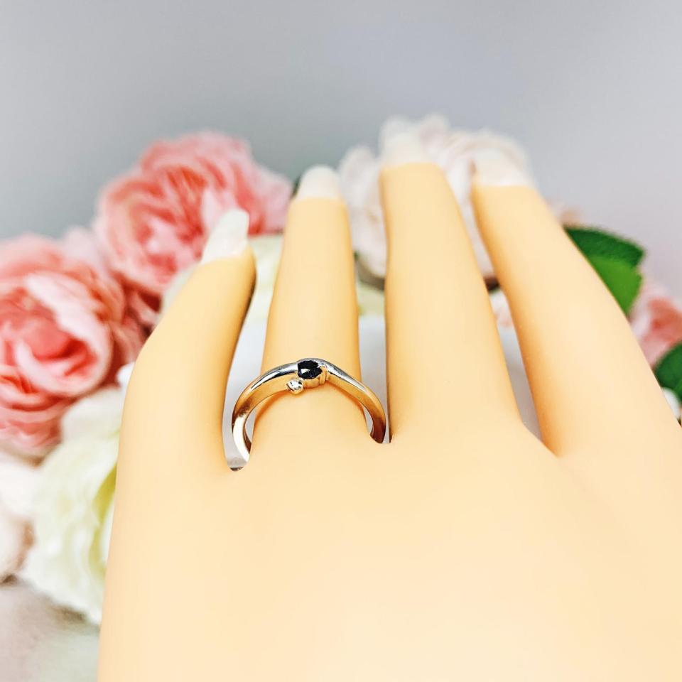 September Birthstone Lab Blue Sapphire Stacking Ring SIZE 6 FINAL SALE