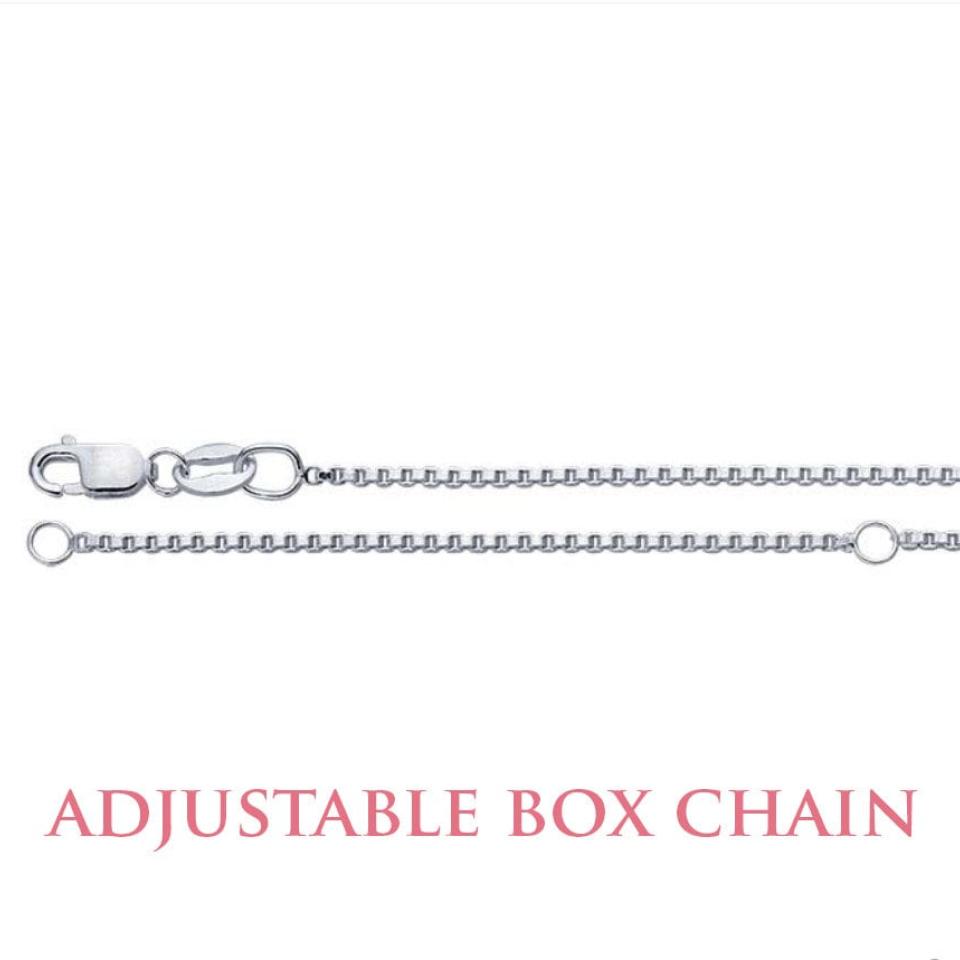 Radiant CZ Pendant Sterling Silver Necklace Colorless Cubic Zirconia