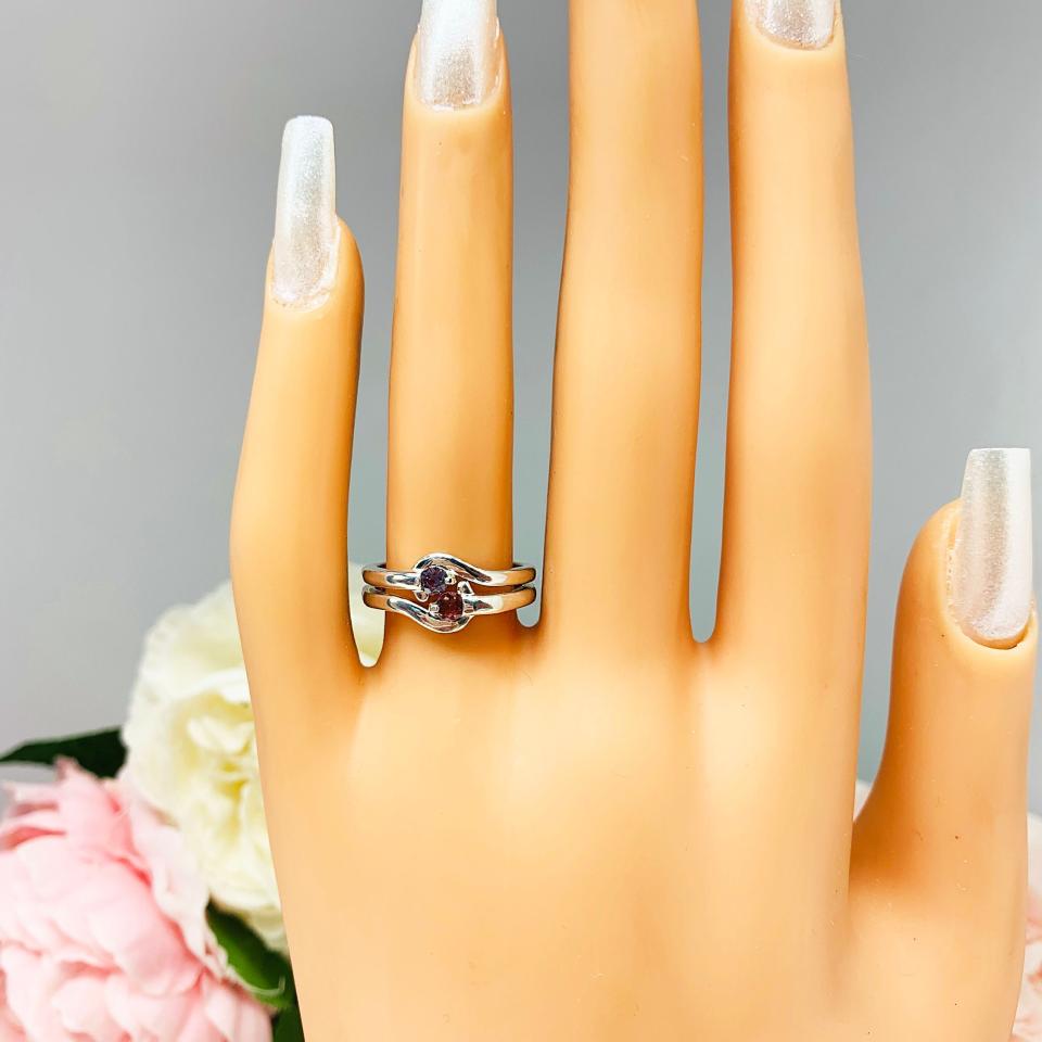 June Birthstone Lab Alexandrite Stacking Ring SIZE 6 FINAL SALE