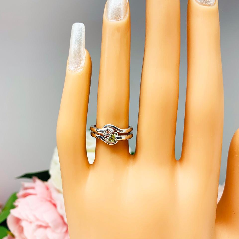 March Birthstone Aquamarine Stacking Ring SIZE 5 FINAL SALE