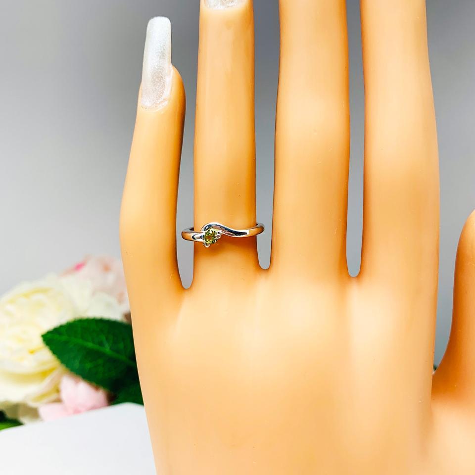 August Birthstone Peridot Stacking Ring SIZE 5 FINAL SALE