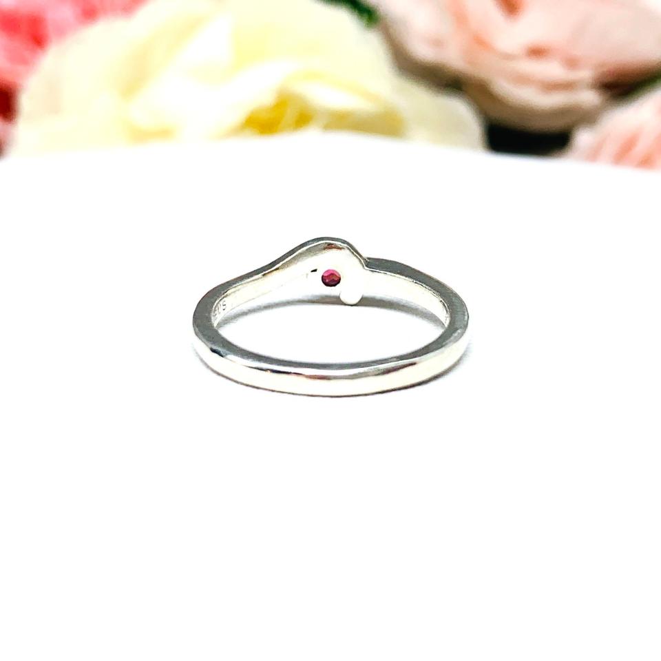October Birthstone Pink Tourmaline Stacking Ring SIZE 6 FINAL SALE