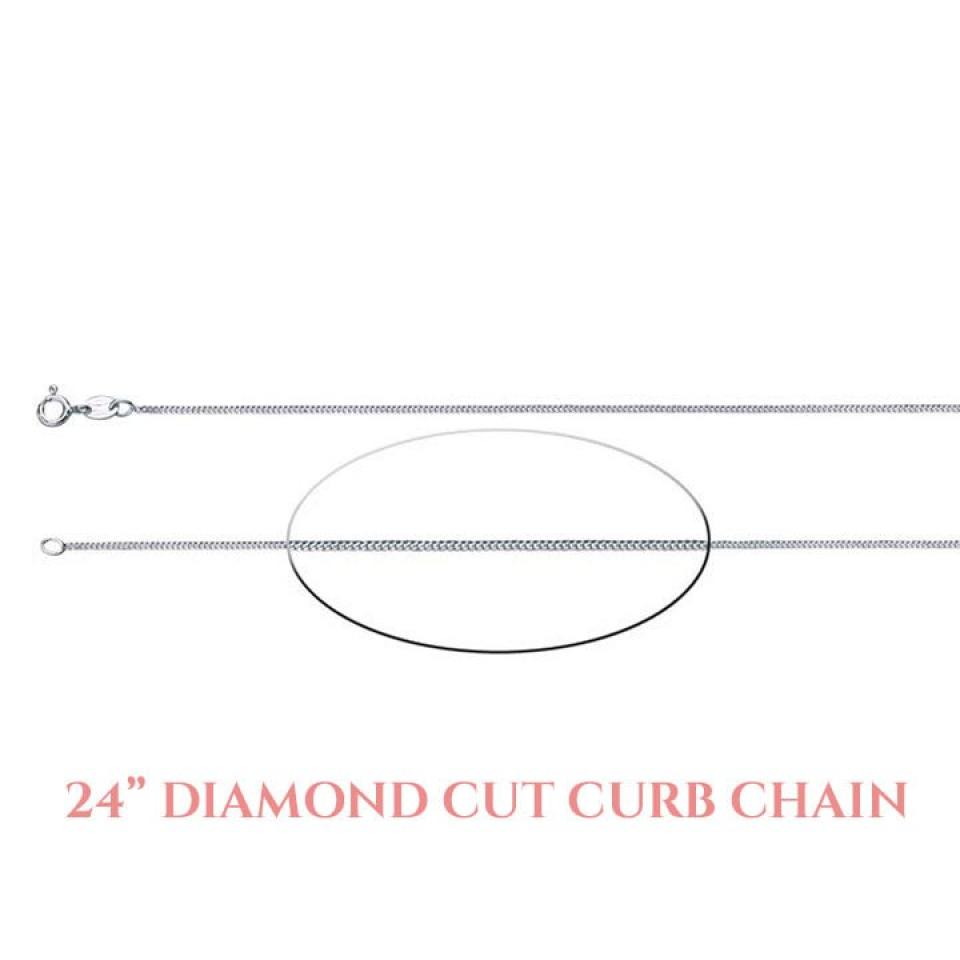 Marquise Cubic Zirconia Cross Pendant With Optional Chain