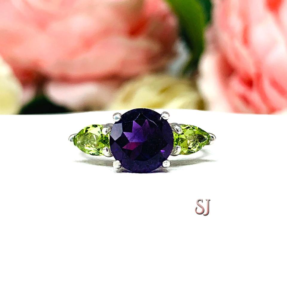 Amethyst and shop peridot jewelry