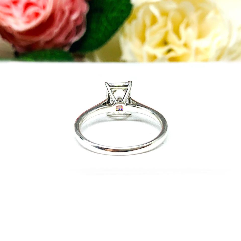 Radiant-Cut CZ Engagement Ring • 7x5mm—10x8mm, Sterling Silver