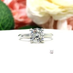 8mm Web Cut Cubic Zirconia Engagement Ring SIZE 9 FINAL SALE