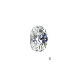 Elongated Oval  Near Colorless Cubic Zirconia Loose 12x8mm (3.5 carats) Skinny Oval Diamond Simulant