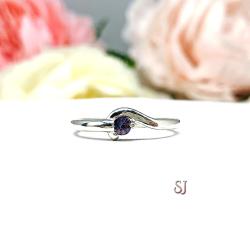 June Birthstone Lab Alexandrite Stacking Ring SIZE 6 FINAL SALE