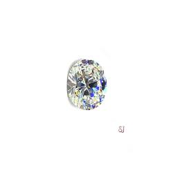Oval Cubic Zirconia Loose – 10x8mm (2.5 carats), Near Colorless, Diamond Simulant