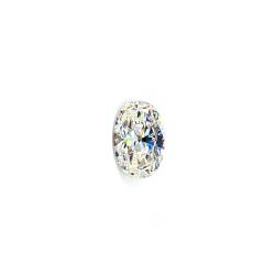 Oval-Cut Cubic Zirconia Loose Stone • 12x8mm (3.5ct) Near‑Colorless Diamond Simulant